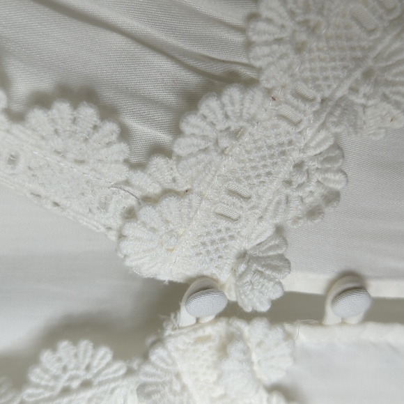 Lulu's Swim Lulus Bay Breeze White Swim Cover-Up Women's XS Golden 4 - Picture 7 of 11